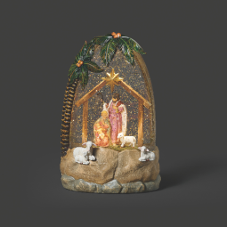 8.5 Inch Lighted Swirl Palm Tree - Estimated Availability May 2025